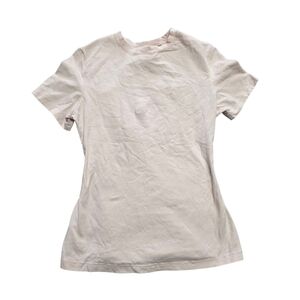 SKIMS COTTON JERSEY T SHIRT TOP Short Sleeve Barely Pink Small NWOT